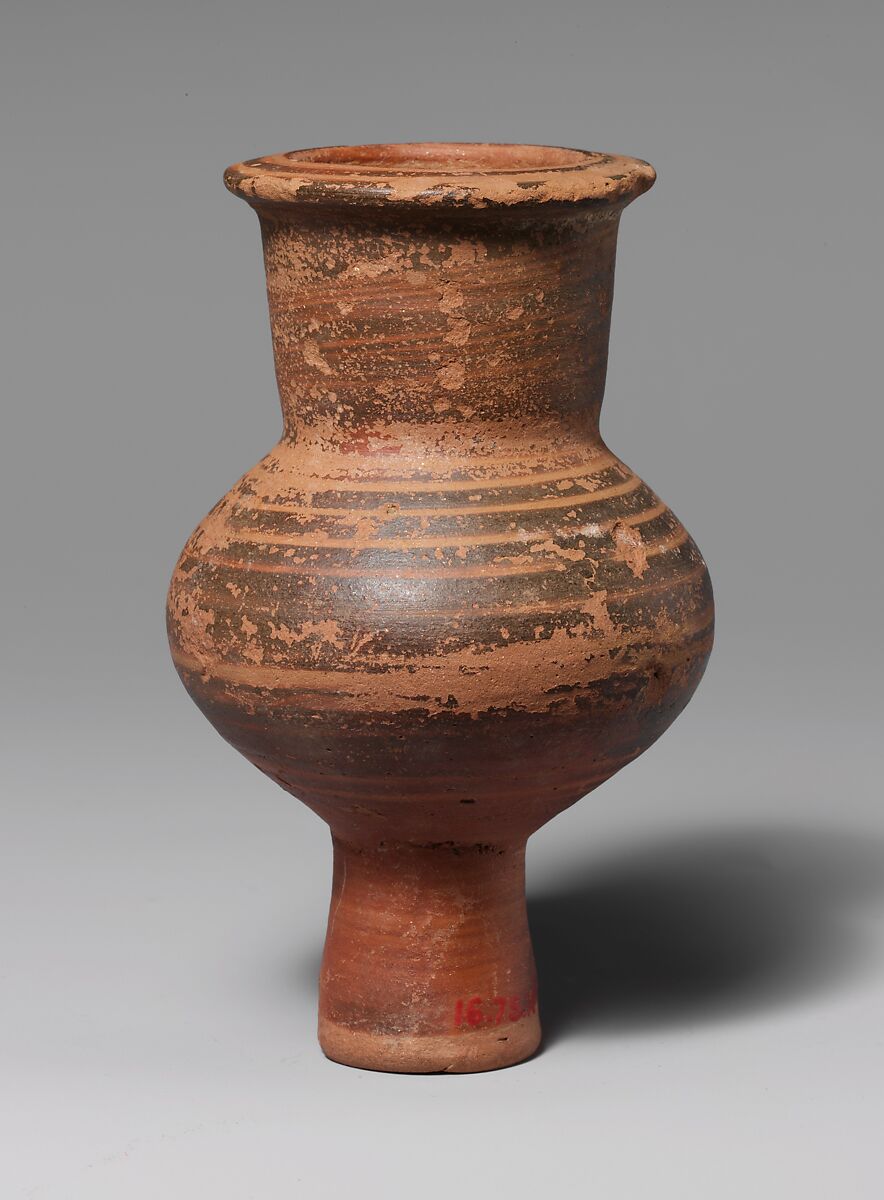 Terracotta lydion (perfume jar), Terracotta, Lydian