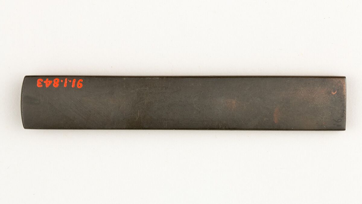 Knife Handle (Kozuka), Copper, copper-gold alloy (shakudō), copper-silver alloy (shibuichi), gold, Japanese