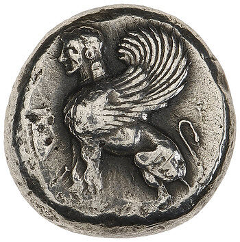 Silver didrachm, Silver, Greek 