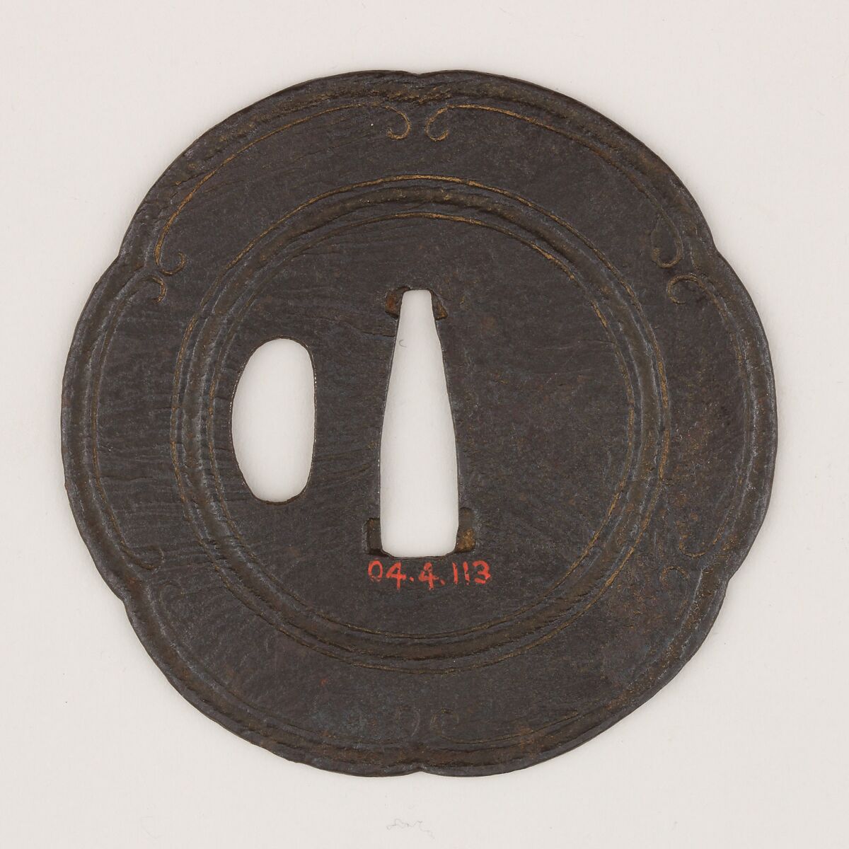 Sword Guard (<i>Tsuba</i>), Steel, copper, Japanese