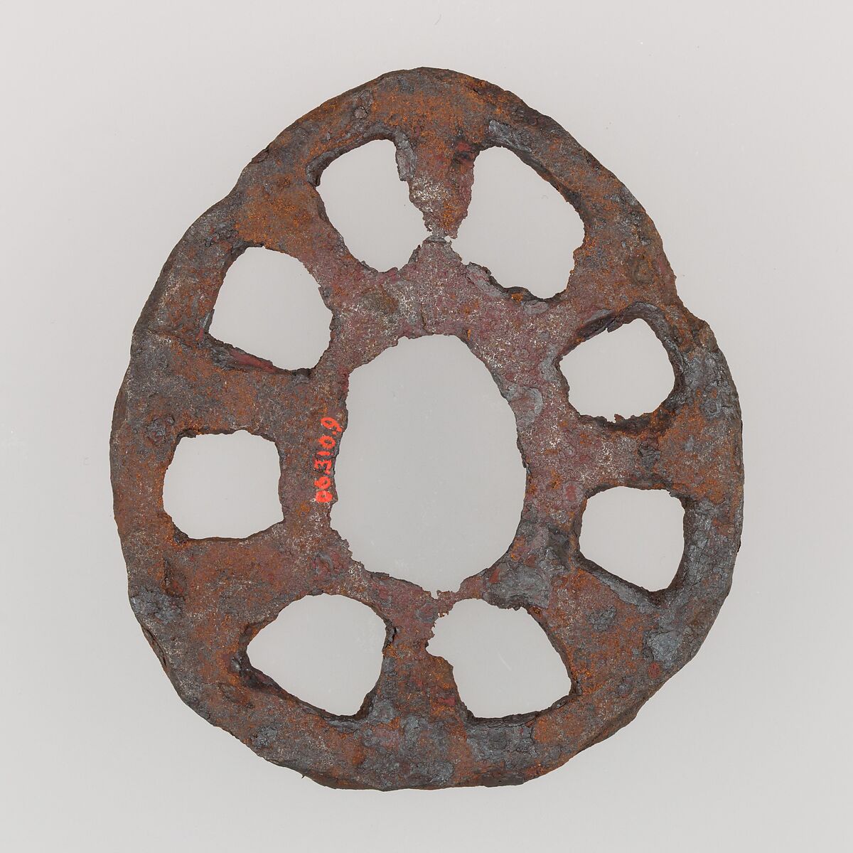 Sword Guard (Tsuba), Iron, Japanese