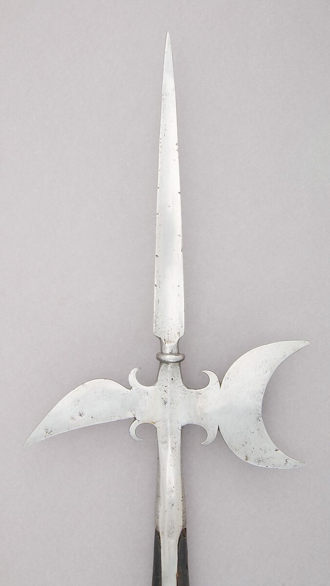 Halberd, Steel, wood (ash), German