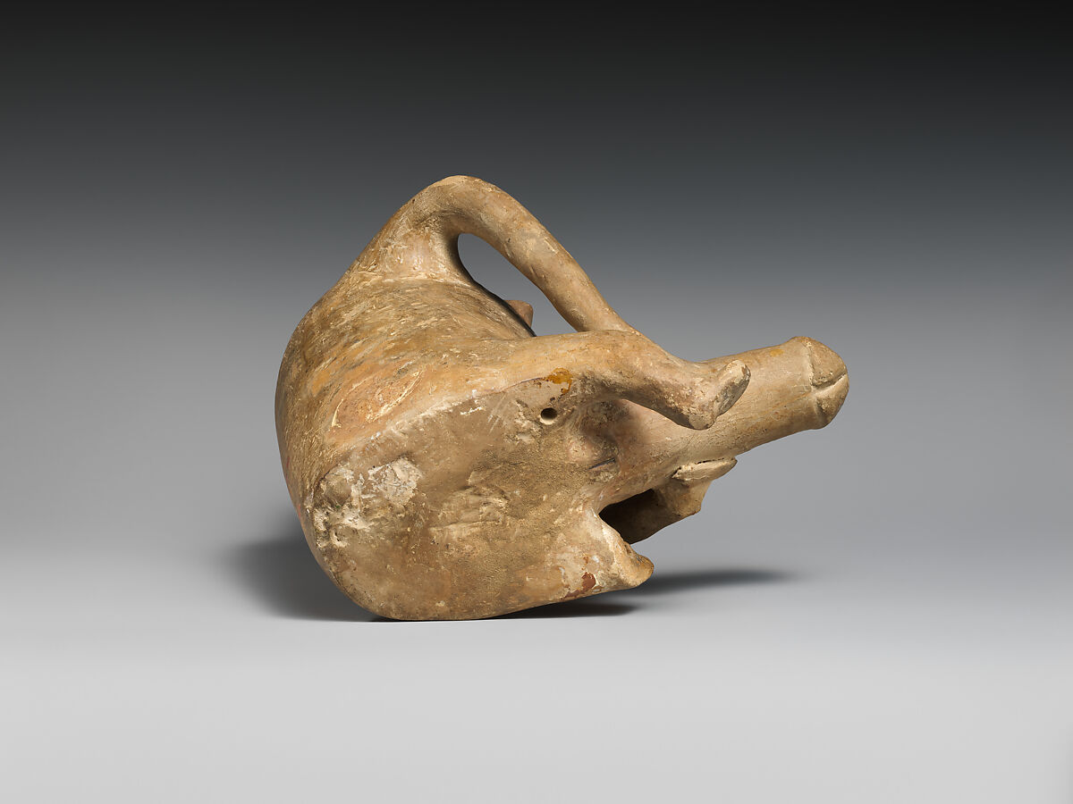 Throne and figure, Terracotta