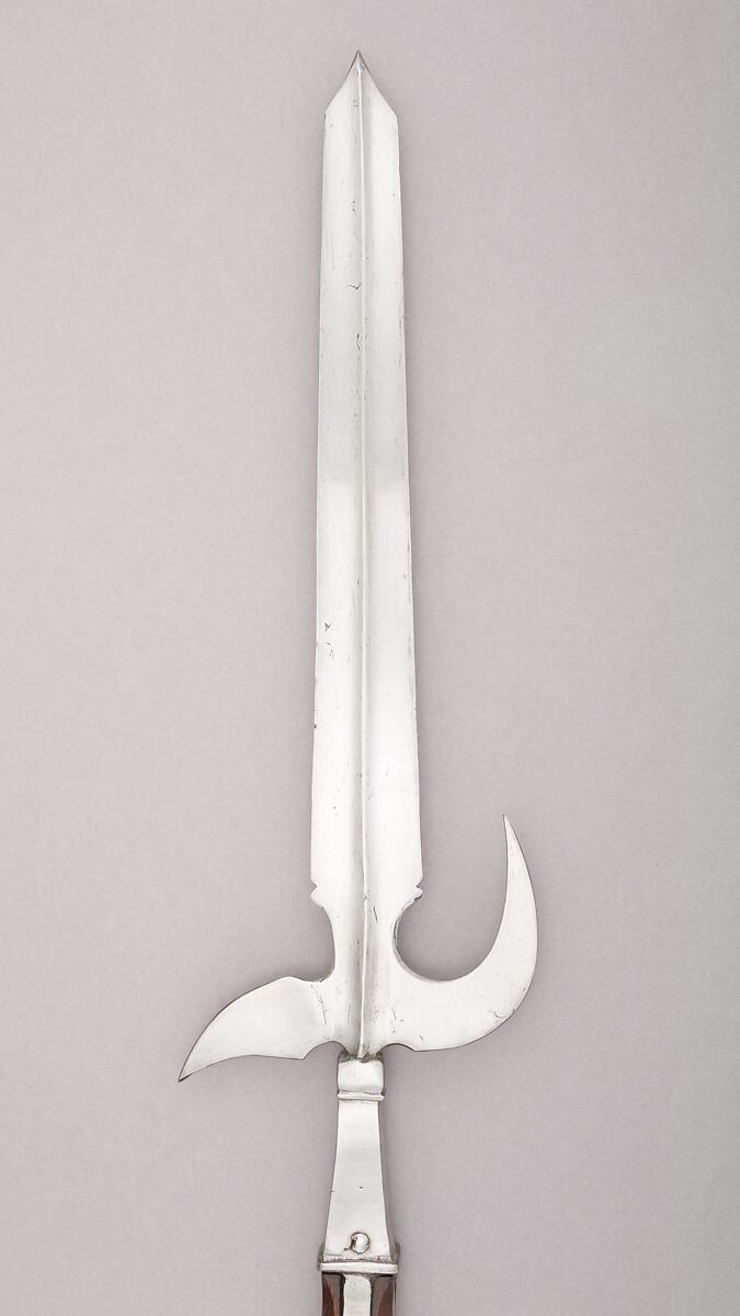 Halberd, Steel, wood (ash), Italian
