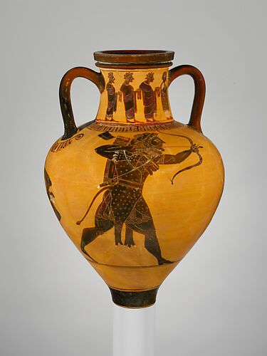Terracotta neck-amphora (jar)