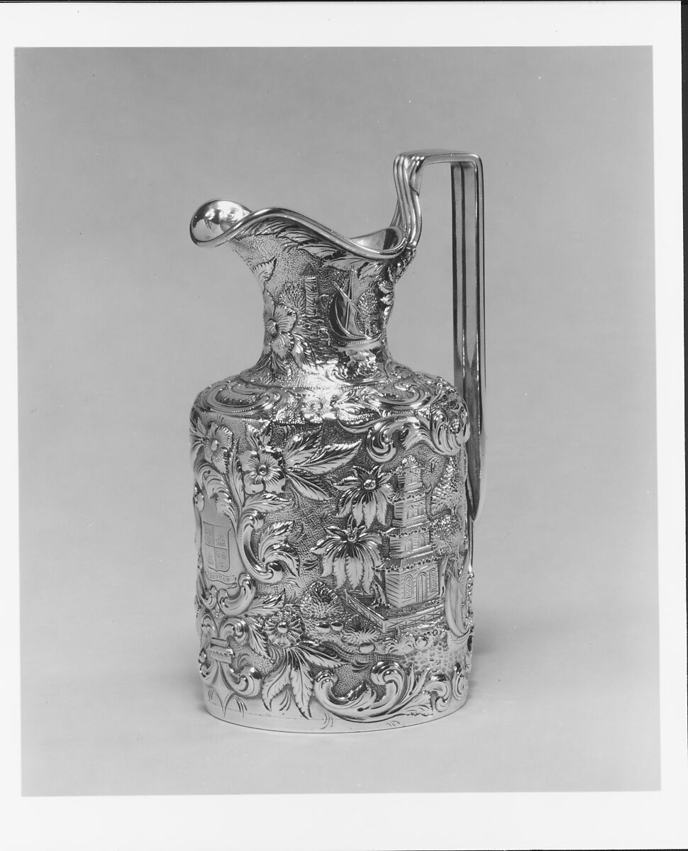 Creampot, Andrew Ellicott Warner (1786–1870), Silver, American