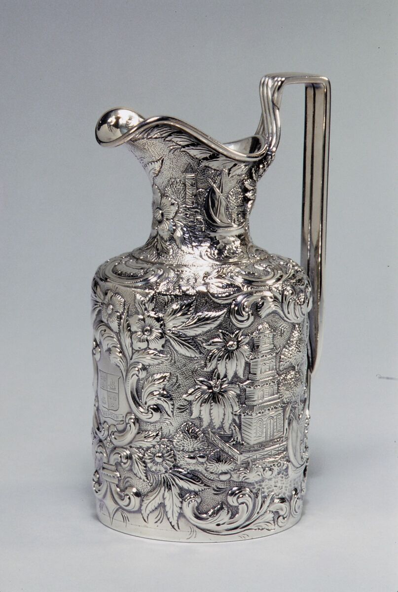 Creampot, Andrew Ellicott Warner (1786–1870), Silver, American 