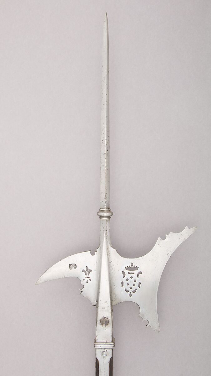 Halberd, Steel, wood, Italian