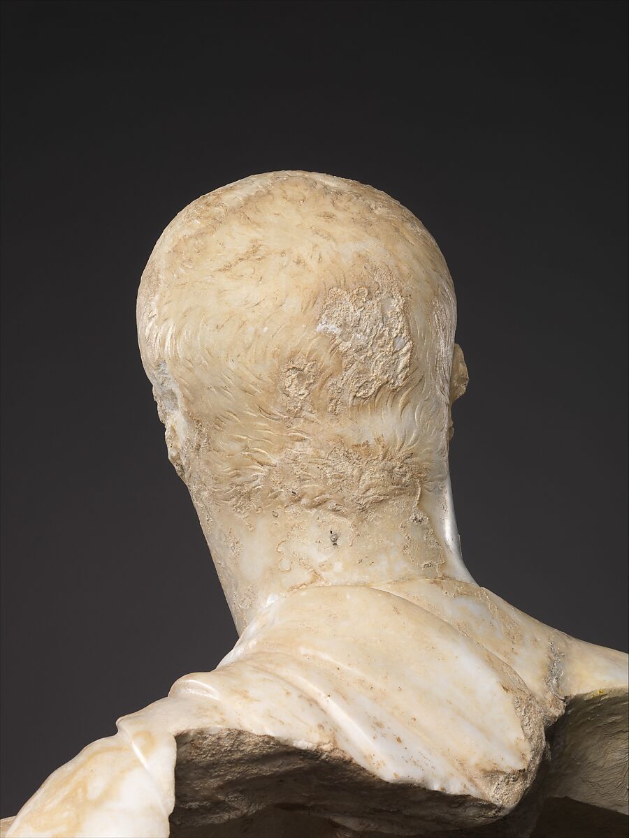 Marble portrait bust of Severus Alexander, marble, Roman