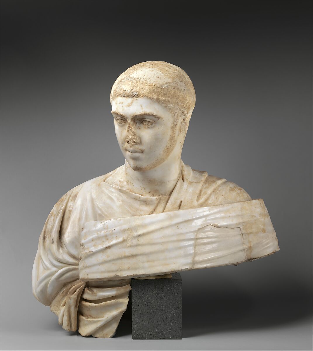 Marble portrait bust of Severus Alexander, marble, Roman