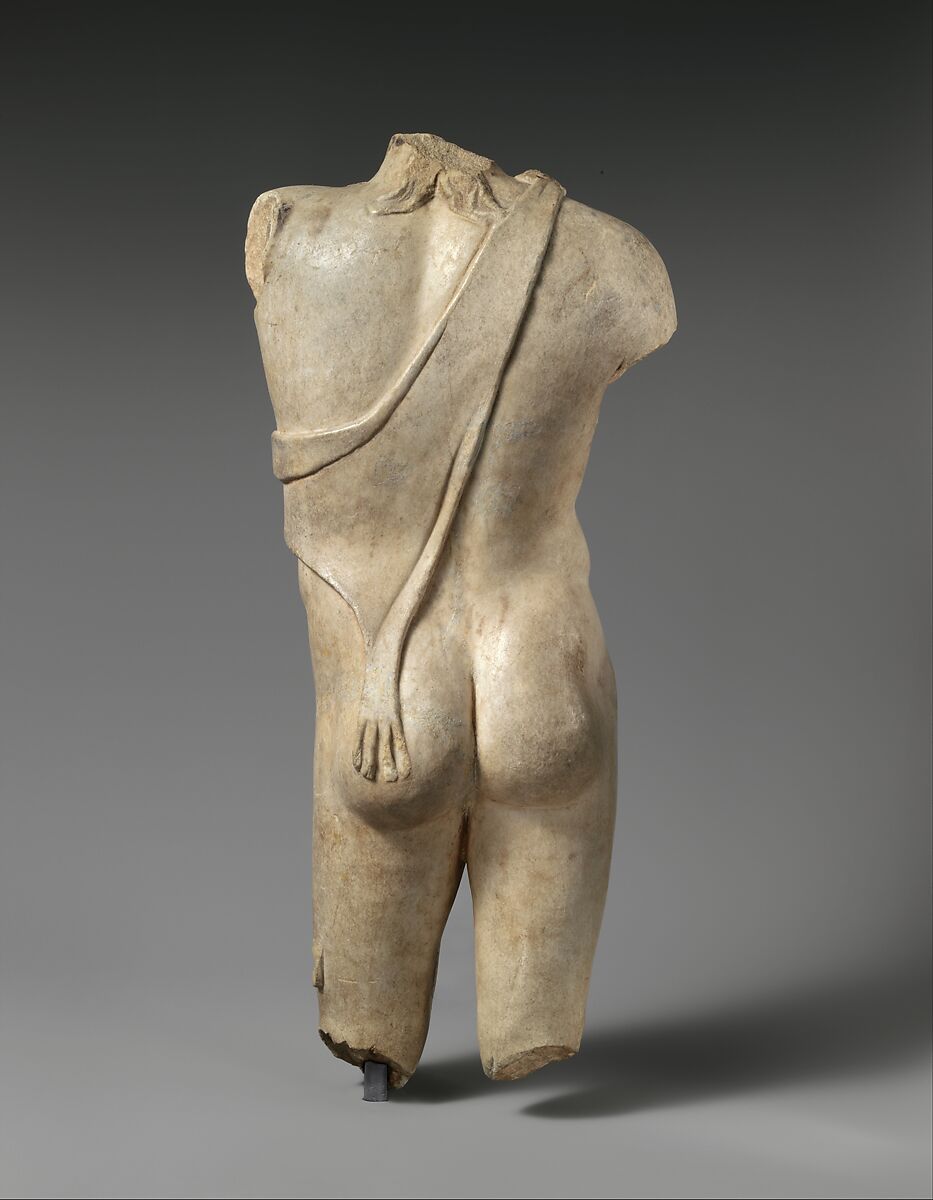 Marble statuette of young Dionysos, Marble, Roman