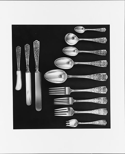 Soup Spoon, Designed by George Washington Maher (1864–1926), Silver, American