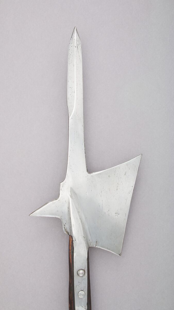 Halberd, Steel, wood (oak), German
