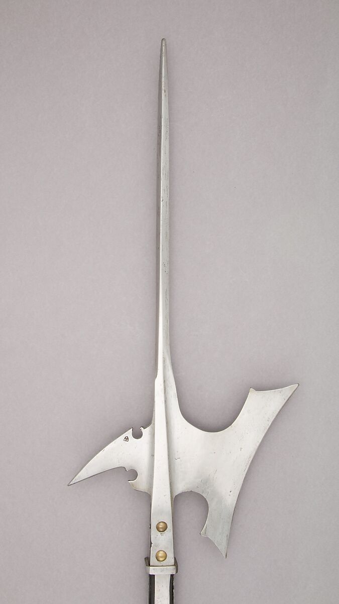 Halberd, Steel, wood (pine), Italian