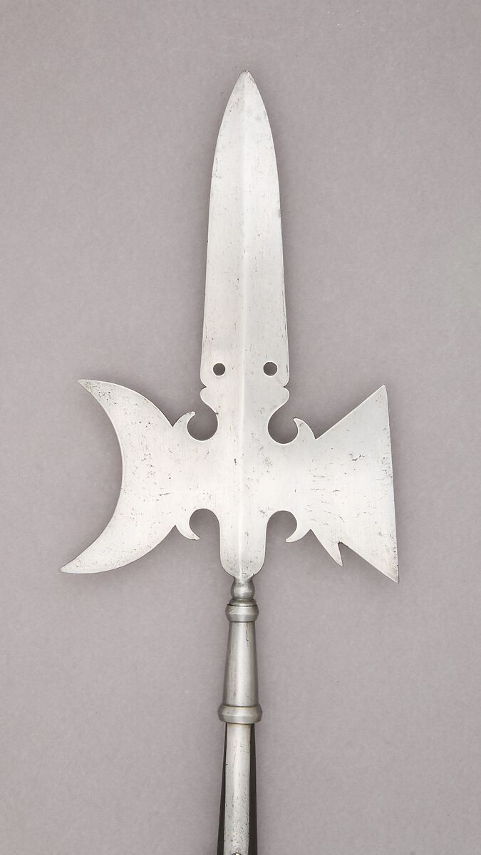 Halberd, Steel, wood (ash), German
