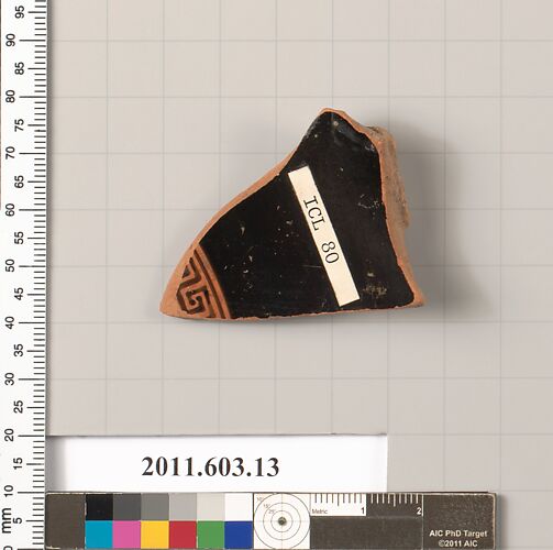 Fragment of a terracotta kylix