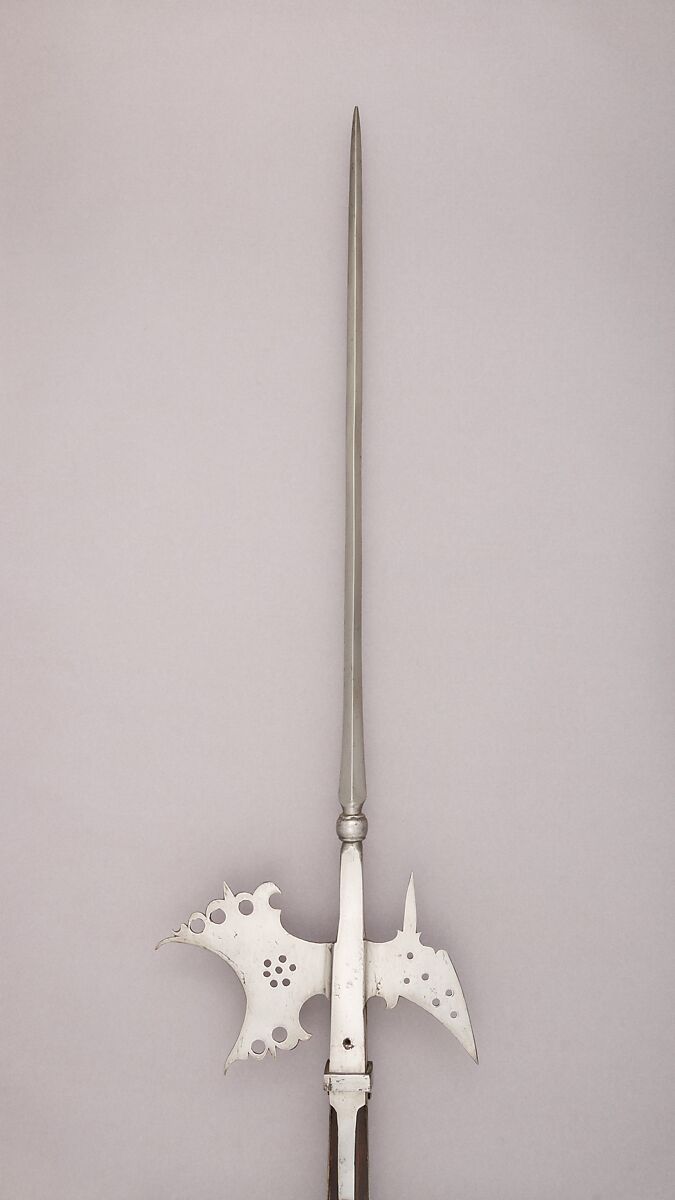 Halberd, Steel, wood, Flemish