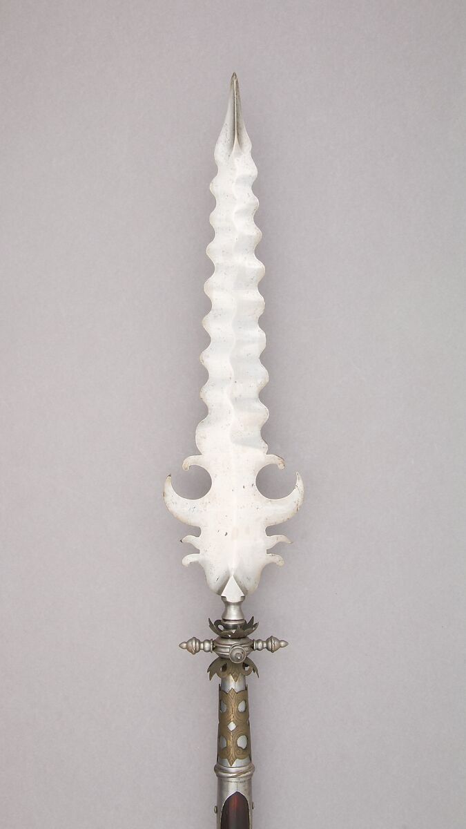 Partisan, Steel, wood, brass, French