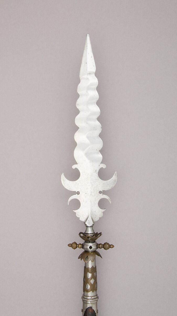 Partisan, Steel, wood (pine), brass, French