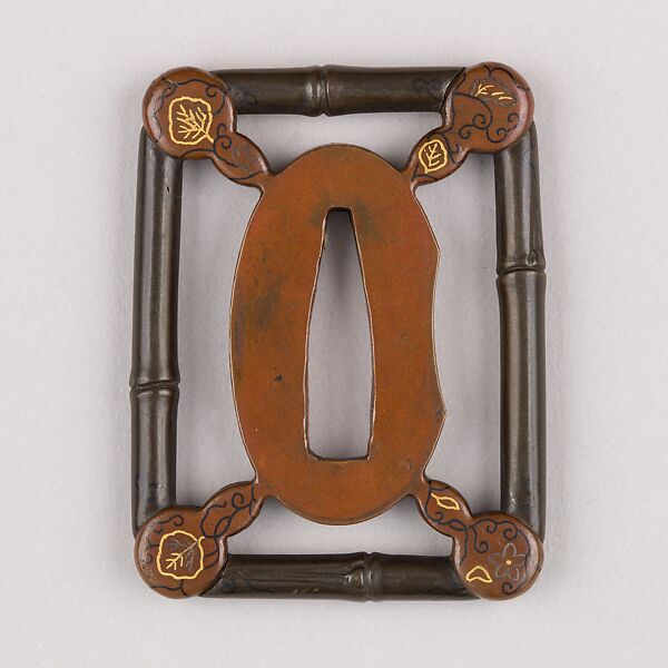 Sword Guard (Tsuba), Copper, gold, silver, copper-gold alloy (shakudō), copper-silver alloy (shibuichi), Japanese