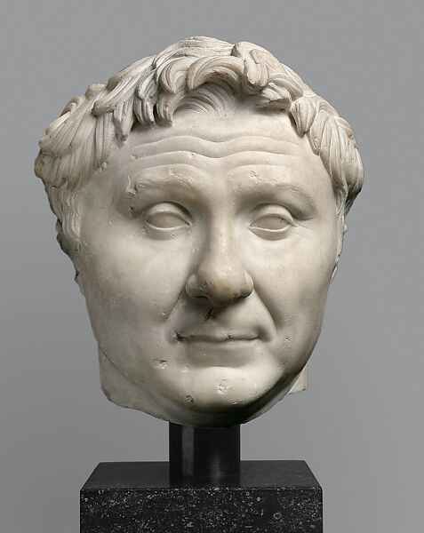 Portrait of Pompey the Great, Marble, Roman 