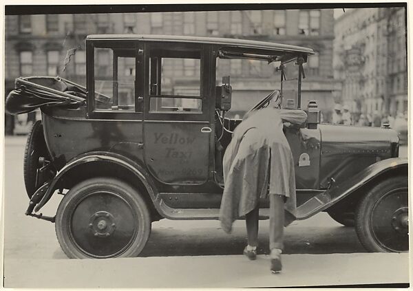 Yellow Taxi, James Van Der Zee (American, Lenox, Massachusetts 1886–1983 Washington, D.C.), Gelatin silver print 