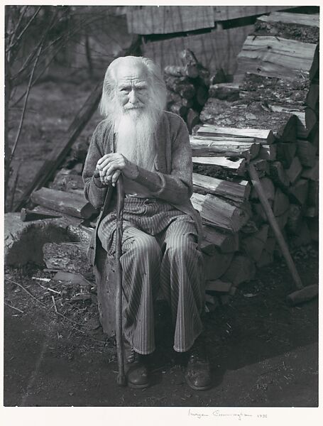 My Father at 90, Imogen Cunningham (American, Portland, Oregon 1883–1976 San Francisco, California), Gelatin silver print 