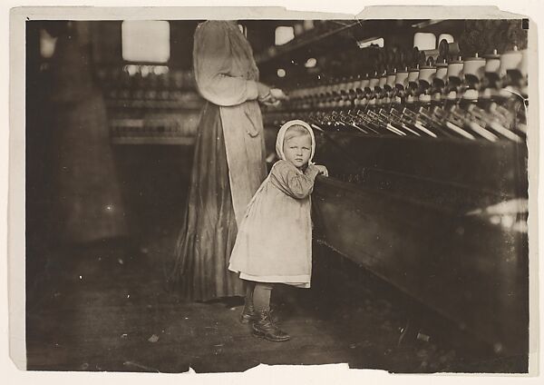 Ivey Mill, Hickory, N.C. Little one, 3 years old, who visits and plays in the mill. Daughter of the overseer., Lewis Hine (American, 1874–1940), Gelatin silver print 