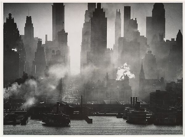 Midtown Manhattan Seen from Weehawken, New Jersey, Andreas Feininger  American, born France, Gelatin silver print