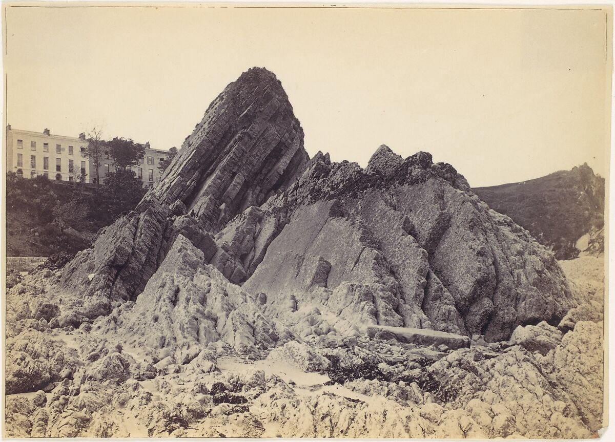 Gosceau Rock and the Croft, Francis Bedford (British, London 1816–1894 London), Albumen silver print 