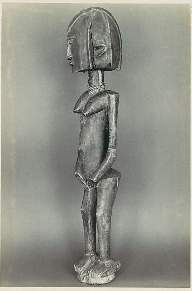 [Ancestral Figure (Profile), French Sudan], Walker Evans (American, St. Louis, Missouri 1903–1975 New Haven, Connecticut), Gelatin silver print 