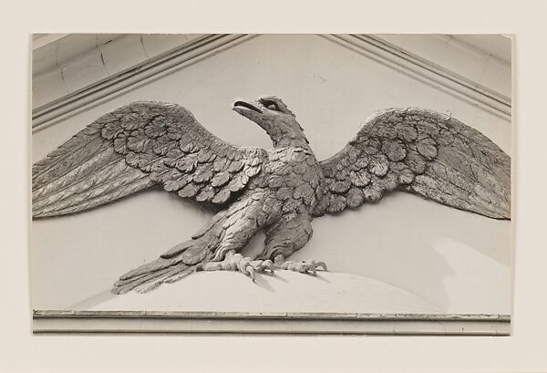Detail of [Pediment, Charleston, South Carolina], Walker Evans (American, St. Louis, Missouri 1903–1975 New Haven, Connecticut), Gelatin silver print 