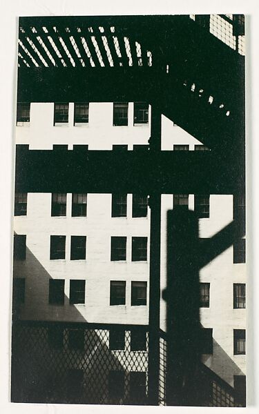 Architectural Study, New York, Walker Evans (American, St. Louis, Missouri 1903–1975 New Haven, Connecticut), Gelatin silver print 