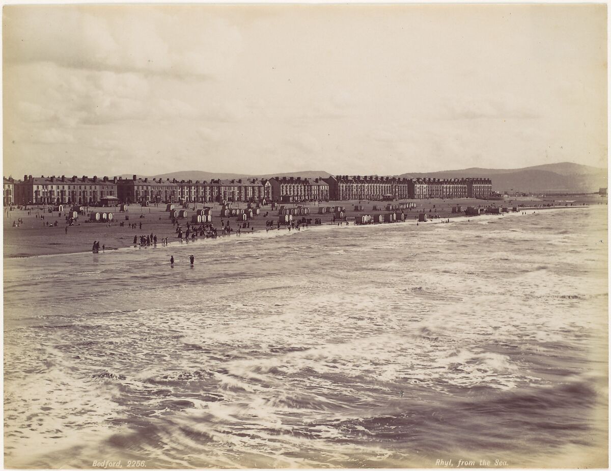 Rhyl, from the Sea, Francis Bedford (British, London 1816–1894 London), Albumen silver print from glass negative 
