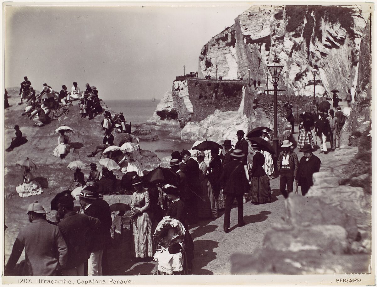 Ilfracombe, Capstone Parade, Francis Bedford (British, London 1816–1894 London), Albumen silver print from glass negative 