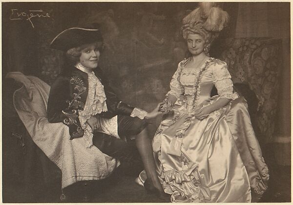 The Baronin B. and Miss M. - Rosenkavalier, Frank Eugene (American, New York 1865–1936 Munich), Platinum print 