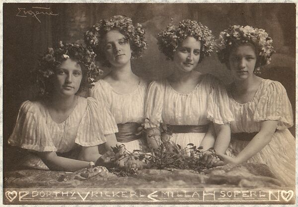 Four Sisters, Frank Eugene (American, New York 1865–1936 Munich), Platinum print 
