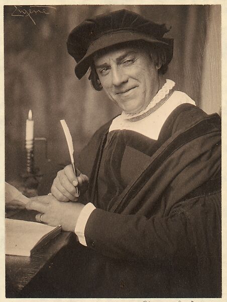 Josef Geis as Beckmeser, Frank Eugene (American, New York 1865–1936 Munich), Platinum print 