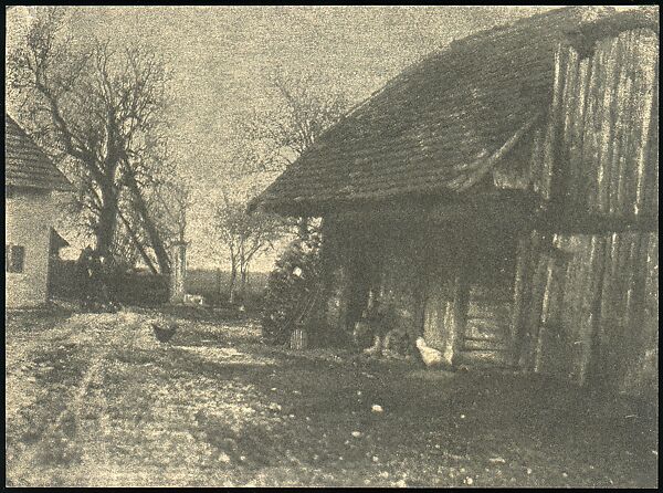 [Farmyard], Frank Eugene (American, New York 1865–1936 Munich), Gum bichromate print 