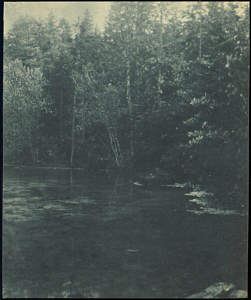 [Landscape with River and Trees], Frank Eugene (American, New York 1865–1936 Munich), Gum bichromate print 