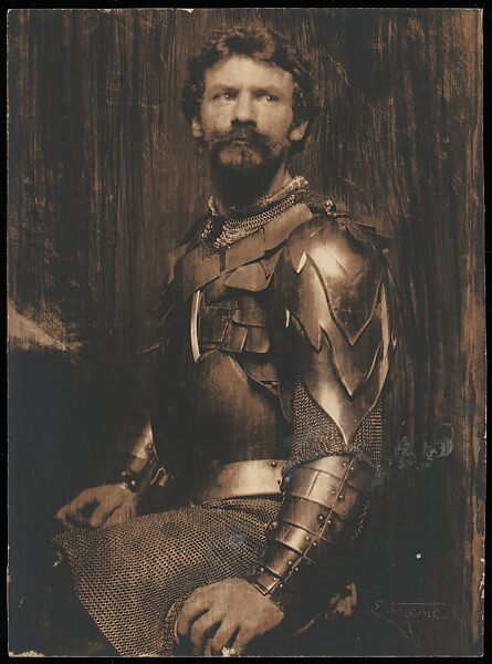 The Man in Armor, Frank Eugene (American, New York 1865–1936 Munich), Platinum print 