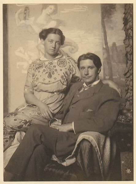 Anne Köninger and Frederick L. Smith, Frank Eugene (American, New York 1865–1936 Munich), Platinum print 
