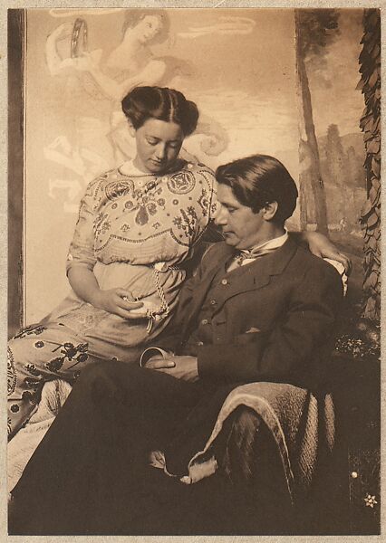 Anne Königer and Frederick L. Smith, Frank Eugene (American, New York 1865–1936 Munich), Platinum print 