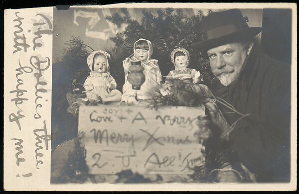 Self-Portrait with Dolls, Frank Eugene (American, New York 1865–1936 Munich), Platinum print 