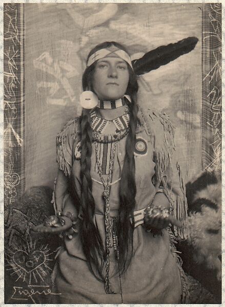 Miss Nan N. - Indian Festival, Frank Eugene (American, New York 1865–1936 Munich), Platinum print 