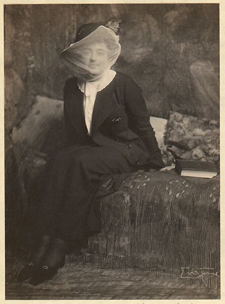 Thilda H. - The Veiled Lady, Frank Eugene (American, New York 1865–1936 Munich), Platinum print 