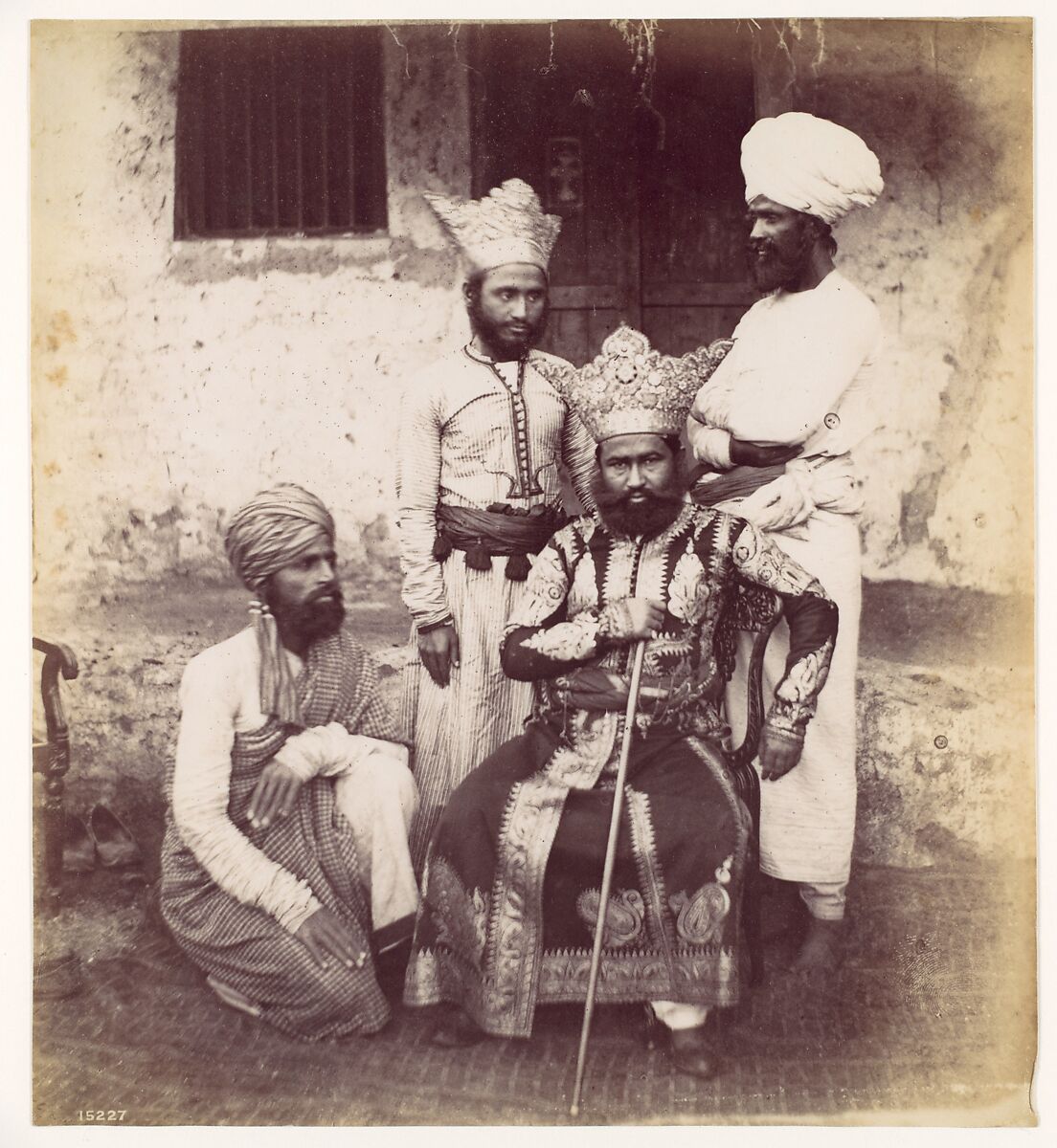 [Four East Indian Men], Francis Frith (British, Chesterfield, Derbyshire 1822–1898 Cannes, France), Albumen silver print from glass negative 
