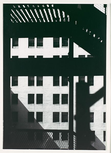 Architectural Study, New York, Walker Evans (American, St. Louis, Missouri 1903–1975 New Haven, Connecticut), Gelatin silver print 