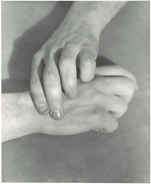 [Hart Crane's Hands], Walker Evans (American, St. Louis, Missouri 1903–1975 New Haven, Connecticut), Gelatin silver print 