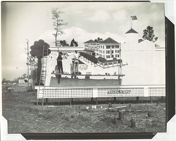 Billboard Painters, Florida, Walker Evans (American, St. Louis, Missouri 1903–1975 New Haven, Connecticut), Gelatin silver print 